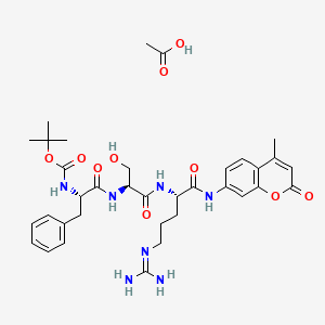 molecular formula C35H47N7O10 B6354820 Boc-Phe-Ser-Arg-Amc-ACOH CAS No. 201851-14-1