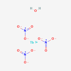 molecular formula H2N3O10Tb B6354834 NITRIC ACID, TERBIUM(3+) SALT, HYDRATE CAS No. 94219-56-4