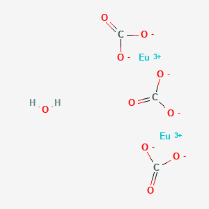 molecular formula C3H2Eu2O10 B6354835 Europium(III) carbonate hydrate CAS No. 86546-99-8