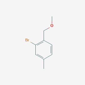 molecular formula C9H11BrO B6354861 2-Bromo-1-(methoxymethyl)-4-methylbenzene CAS No. 1824417-66-4