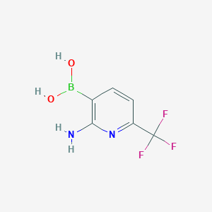 2-Amino-6-(trifluoromethyl)pyridine-3-boronic acid