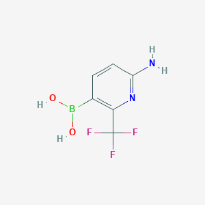 6-Amino-2-(trifluoromethyl)pyridine-3-boronic acid
