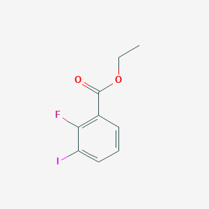 molecular formula C9H8FIO2 B6354907 Ethyl 2-fluoro-3-iodobenzoate CAS No. 1260674-59-6