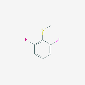molecular formula C7H6FIS B6354953 (2-Fluoro-6-iodophenyl)(methyl)sulfane CAS No. 1823026-33-0