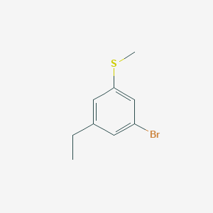molecular formula C9H11BrS B6354986 (3-Bromo-5-ethylphenyl)(methyl)sulfane CAS No. 1822762-56-0