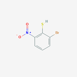 molecular formula C6H4BrNO2S B6355003 2-Bromo-6-nitrobenzenethiol CAS No. 1824578-86-0