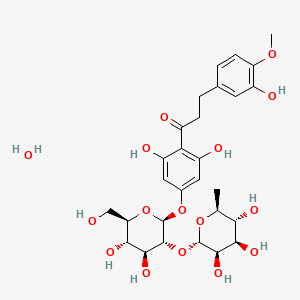 molecular formula C28H38O16 B6355010 Neohesperidin dihydrochalcone hydrate;  98% CAS No. 1353853-32-3