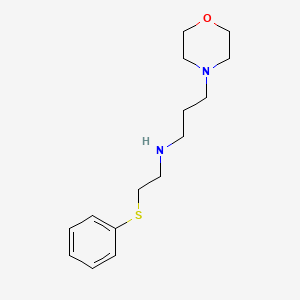 molecular formula C15H24N2OS B6355025 3-Morpholino-N-(2-(phenylthio)ethyl)propan-1-amine CAS No. 1500636-48-5
