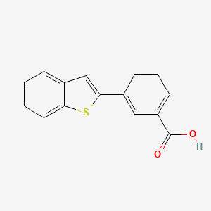 molecular formula C15H10O2S B6355147 3-Benzo[b]thiophen-2-ylbenzoic acid CAS No. 1023489-08-8