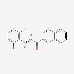 trans-3-(2,6-Difluorophenyl)-1-(2-naphthalenyl)-2-propen-1-one, 98%