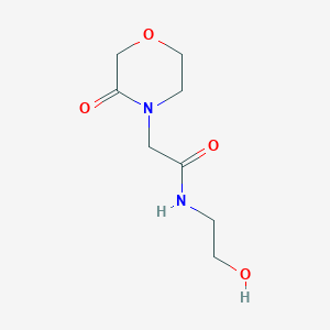 4- [N-(2-Hydroxyethyl)acetamide]morpholin-3-one
