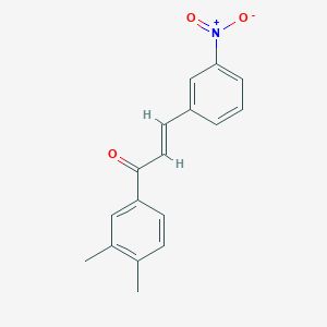 (2E)-1-(3,4-Dimethylphenyl)-3-(3-nitrophenyl)prop-2-en-1-one