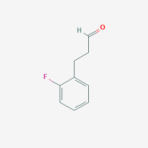 molecular formula C9H9FO B063552 3-(2-Fluorophenyl)propionaldehyde CAS No. 175143-93-8