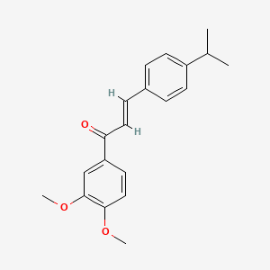(2E)-1-(3,4-Dimethoxyphenyl)-3-[4-(propan-2-yl)phenyl]prop-2-en-1-one