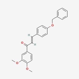 molecular formula C24H22O4 B6355238 (2E)-3-[4-(Benzyloxy)phenyl]-1-(3,4-dimethoxyphenyl)prop-2-en-1-one CAS No. 904225-64-5