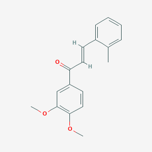 (2E)-1-(3,4-Dimethoxyphenyl)-3-(2-methylphenyl)prop-2-en-1-one