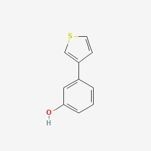 molecular formula C10H8OS B6355250 3-(3-Thienyl)phenol CAS No. 29886-68-8