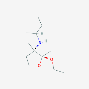 (2R,3S)-N-butan-2-yl-2-ethoxy-2,3-dimethyloxolan-3-amine
