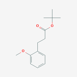 molecular formula C14H20O3 B6355450 3-(2-Methoxyphenyl)-propanoic acid tert-butyl ester CAS No. 1511518-51-6