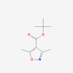 molecular formula C10H15NO3 B6355457 tert-Butyl 3,5-dimethylisoxazole-4-carboxylate CAS No. 1499733-15-1