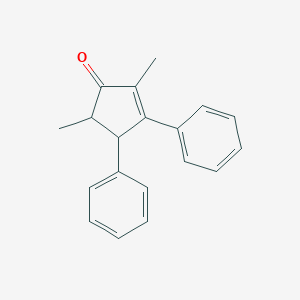 molecular formula C19H18O B6355483 2,5-Dimethyl-3,4-diphenyl-cyclopent-2-enone;  98% CAS No. 4970-79-0