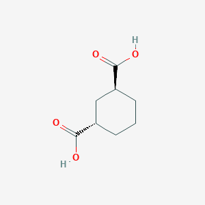 molecular formula C8H12O4 B6355499 (1S,3S)-Cyclohexane-1,3-dicarboxylic acid CAS No. 1610732-22-3
