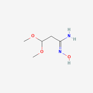 N-Hydroxy-3,3-dimethoxy-propionamidine