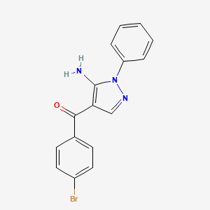 (5-Amino-1-phenyl-1H-pyrazol-4-yl)(4-bromophenyl)methanone