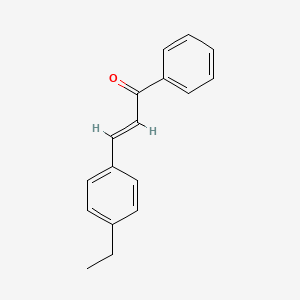 molecular formula C17H16O B6355621 (2E)-3-(4-Ethylphenyl)-1-phenylprop-2-en-1-one CAS No. 754205-30-6