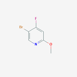 molecular formula C6H5BrFNO B6355630 5-Bromo-4-fluoro-2-methoxypyridine CAS No. 1207667-10-4