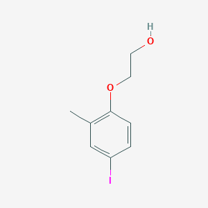 molecular formula C9H11IO2 B6355643 2-(4-Iodo-2-methyl-phenoxy)-ethanol CAS No. 690266-26-3