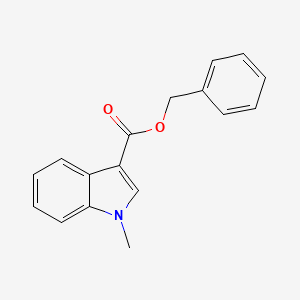 molecular formula C17H15NO2 B6355655 Benzyl 1-methyl-1H-indole-3-carboxylate CAS No. 1033693-00-3