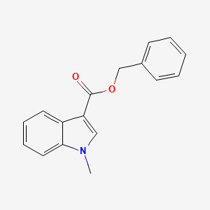 molecular formula C17H15NO2 B6355655 1-Methyl-1H-indole-3-carboxylic acid benzyl ester CAS No. 1033693-00-3