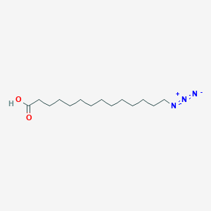 molecular formula C14H27N3O2 B6355741 14-Azido-tetradecanoic acid CAS No. 176108-61-5