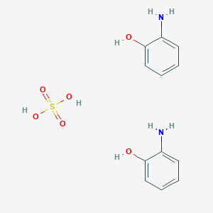 molecular formula C12H16N2O6S B6355891 2-Aminophenol Hemisulfate Salt CAS No. 67845-79-8