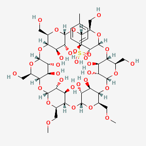 molecular formula C45H74O32S B6355898 Pubchem_44629883 CAS No. 93184-10-2