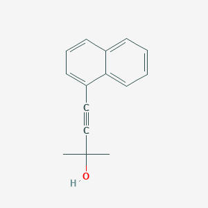 molecular formula C15H14O B6355905 1-NAPHTHYL-3-METHYL-1-BUTYN-3-OL CAS No. 40888-18-4