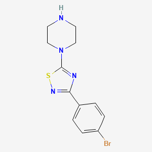 1-[3-(4-Bromophenyl)-1,2,4-thiadiazol-5-yl]piperazine