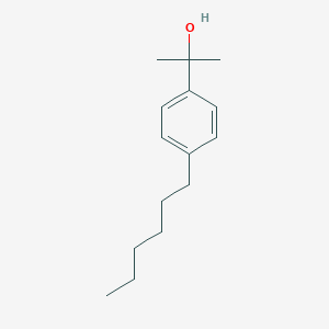 molecular formula C15H24O B6356202 2-(4-Hexylphenyl)-2-propanol CAS No. 2737207-27-9