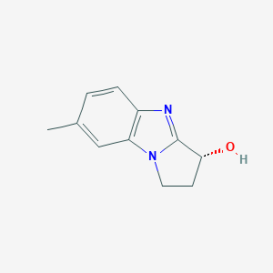 (3R)-7-methyl-2,3-dihydro-1H-pyrrolo[1,2-a]benzimidazol-3-ol