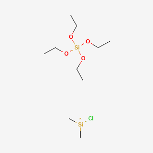 molecular formula C10H26ClO4Si2 B6356412 Hydride Q resin CAS No. 68988-57-8