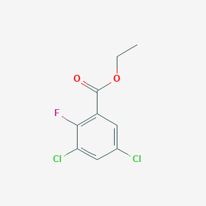 molecular formula C9H7Cl2FO2 B6356514 Ethyl 3,5-dichloro-2-fluorobenzoate CAS No. 1520350-87-1