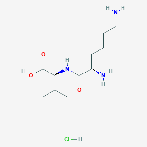 molecular formula C11H24ClN3O3 B6356938 Lys-Val hydrochloride CAS No. 106810-44-0