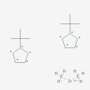 molecular formula C20H32Zr B6356963 Dimethylbis(t-butylcyclopentadienyl)zirconium CAS No. 68193-40-8