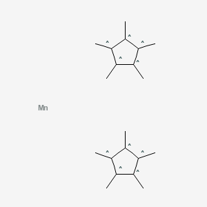molecular formula C20H30Mn B6356966 Bis(pentamethylcyclopentadienyl)manganese(II) CAS No. 67506-86-9