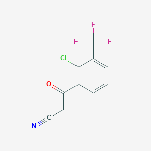 2-Chloro-beta-oxo-3-(trifluoromethyl)benzenepropanenitrile