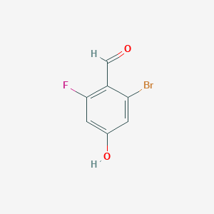 2-Bromo-6-fluoro-4-hydroxybenzaldehyde, 95%