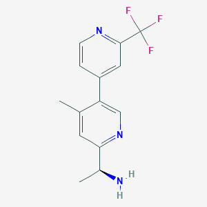 (1S)-1-[4-Methyl-5-[2-(trifluoromethyl)-4-pyridyl]-2-pyridyl]ethanamine