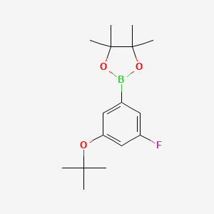 2-(3-t-Butoxy-5-fluorophenyl)-4,4,5,5-tetramethyl-1,3,2-dioxaborolane