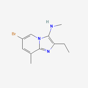 6-Bromo-2-ethyl-N,8-dimethylimidazo[1,2-a]pyridin-3-amine